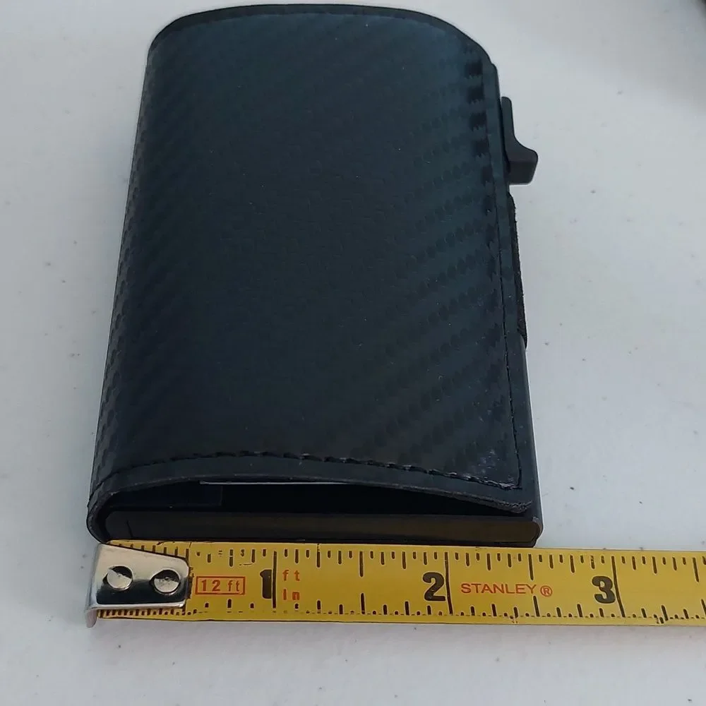 TagsMate Black Smart AirTag Mini Wallet RFID Protected New in Box